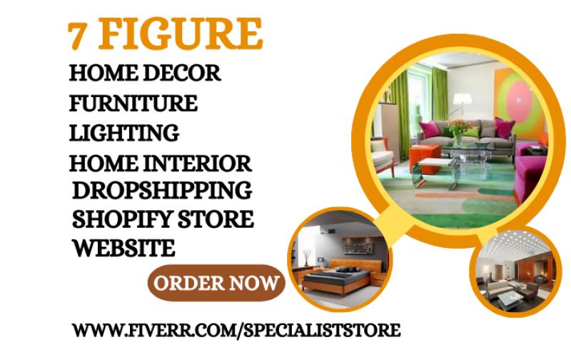 design home decor furniture lighting interior woodwork shopify store website