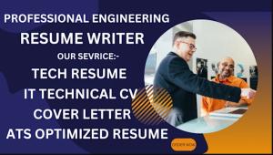I will write engineering resume, tech resume, IT technical CV, cover letter
