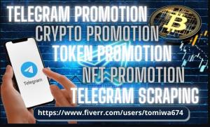 I will advocate for crypto telegram to reach out to 1m active crypto investors