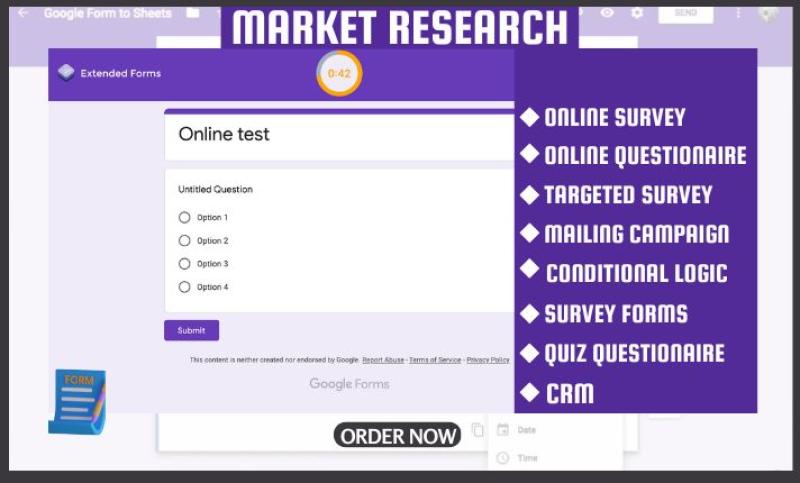 Design Targeted Questionnaires Online Survey Market Research Forms