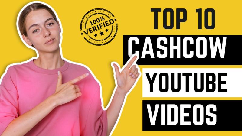I will create cash cow YouTube, cash cow videos or top 10 videos, cash cow channel