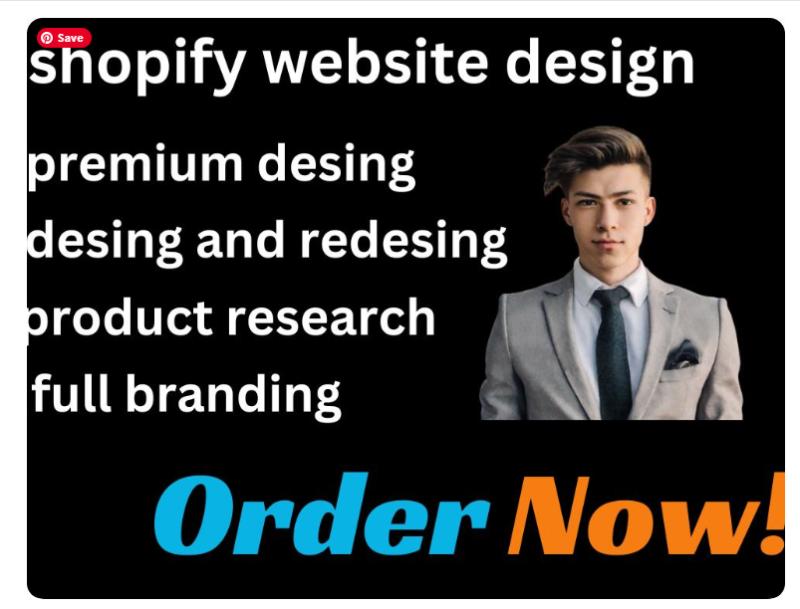 You will get design, redesign shopify store, shopify dropshipping store,