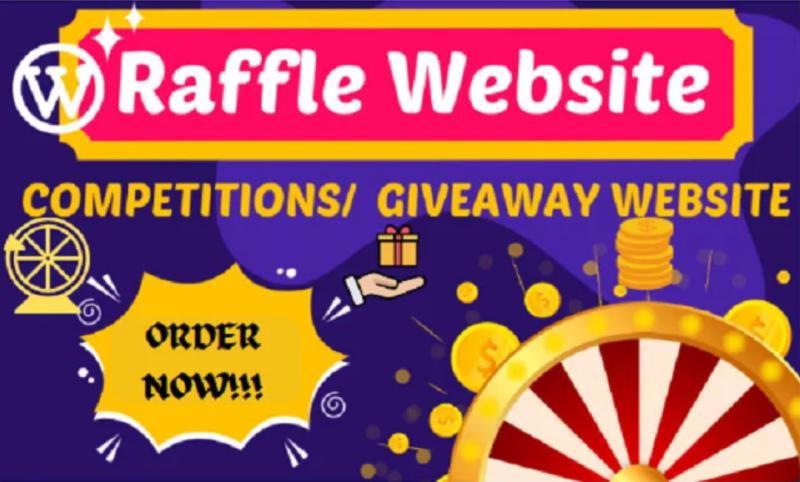 I will create a competition, giveaway, and raffle website