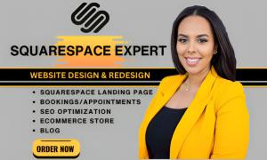 I will squarespace website design squarespace website redesign squarespace online store