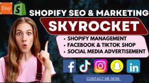I will boost shopify sales, facebook ads, tiktok ads googles ads for shopify marketing