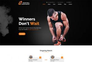 I will create a football, basketball, and soccer academy website