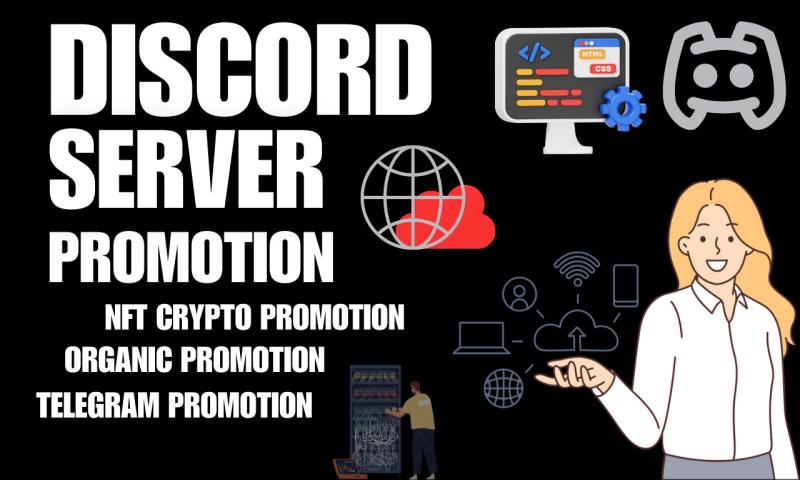 organic discord server promotion, discord promotion, miecraft, nft, fivem server