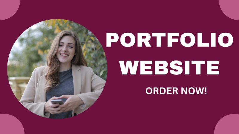 I will be your personal or business portfolio website designer