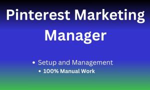 I will create pins and boards as a pinterest marketing manager