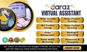 I Will Provide Daraz Virtual Assistant Services A to Z, SEO Product Listing on Daraz