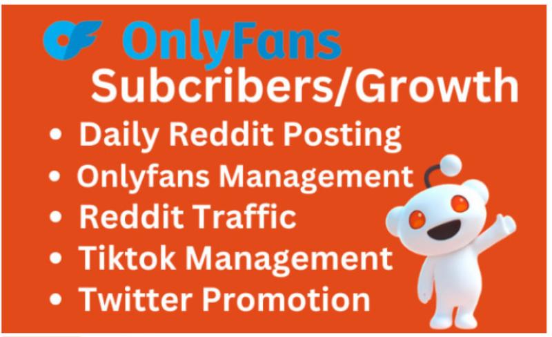 I will promote your OnlyFans page through adult web links, Reddit marketing, and traffic boosting