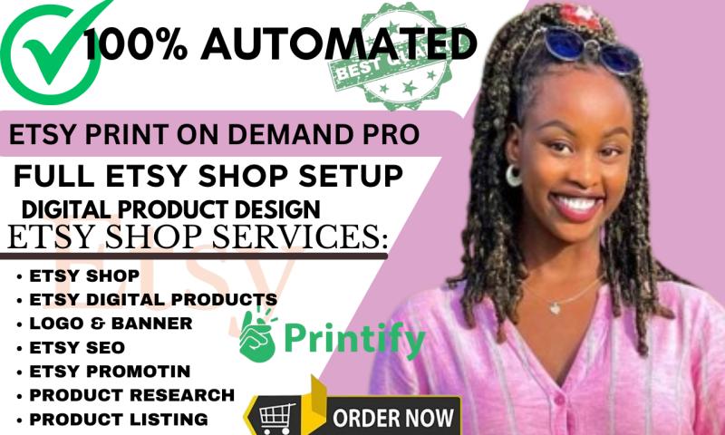 I will create Etsy digital products for your Etsy digital product shop and optimize your Etsy SEO listing