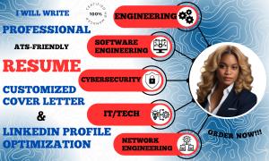 I will build a professional resume writing service CV for cyber security, IT, tech