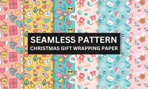 I will design unique cute seamless pattern for gift wrapping paper