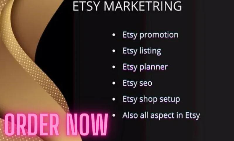 I will setup Etsy store, Etsy account creation, Etsy shop setup