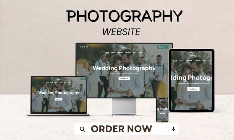 I will design photography website on squarespace, wix, pixieset, pixpa, showit booking