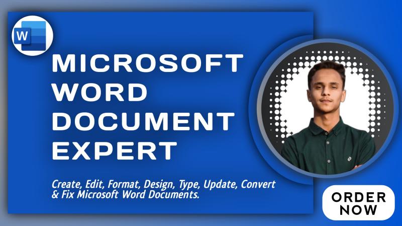 I Will Provide Elite MS Word Services: Format, Edit, Customize Your Content