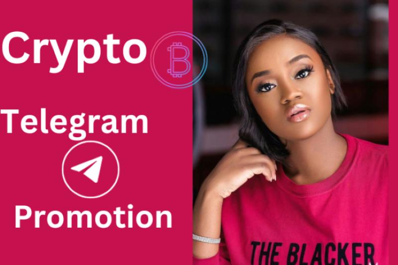 I will boost your crypto presence with expert telegram promotion