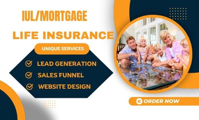 I will professionally generate life insurance leads life insurance