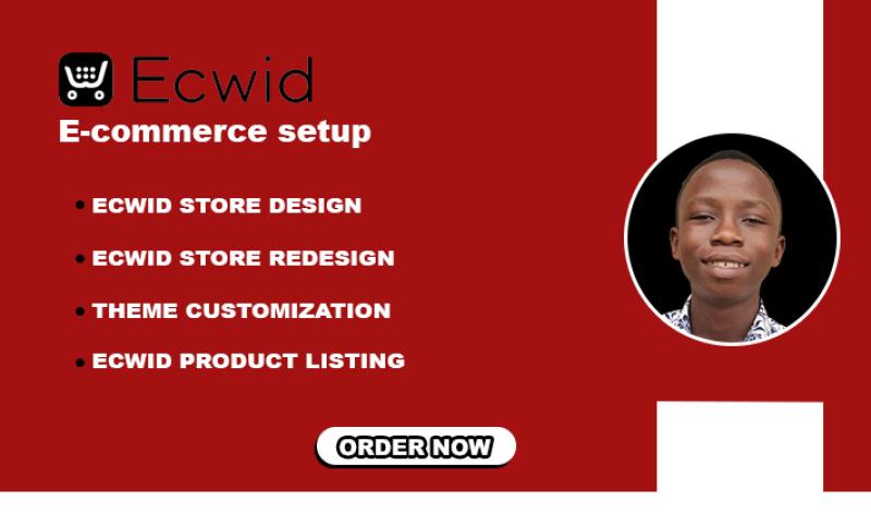 I will create ewcid online store design bigcommerce website ecommerce ecwid store