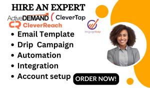 email template on activedemand, cleverreach, clevertap drip campaign, engagebay