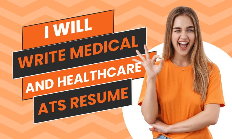 I will write healthcare and nurse resume, ATS optimized resume and cover letter