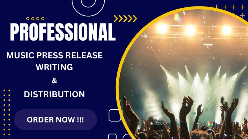 I will create and distribute your music press release