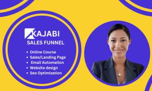 I will set up Kartra Kajabi course website with ClickFunnels landing page