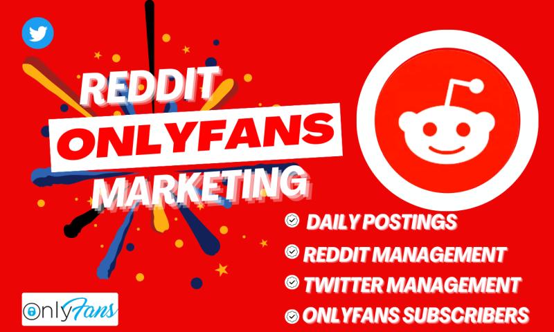 I Will Grow OnlyFans Page and Adult Web Link, Twitter Promotion with Reddit Marketing