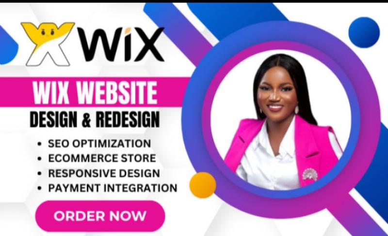 I will Wix website design Wix website redesign Wix website design Wix website redesign