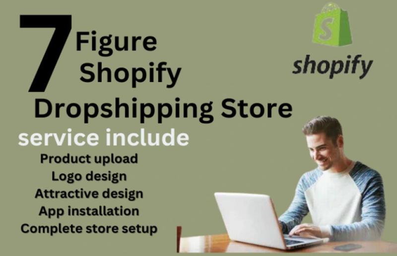 I will create 7 Figure Shopify Dropshipping Store Shopify Redesign