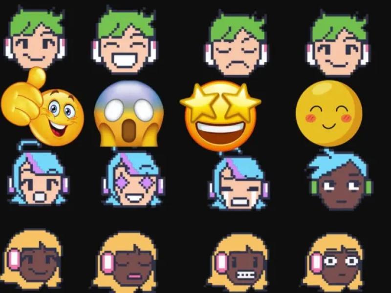 I will create animated emotes GIF, bit, cheer emotes for kick, twitch