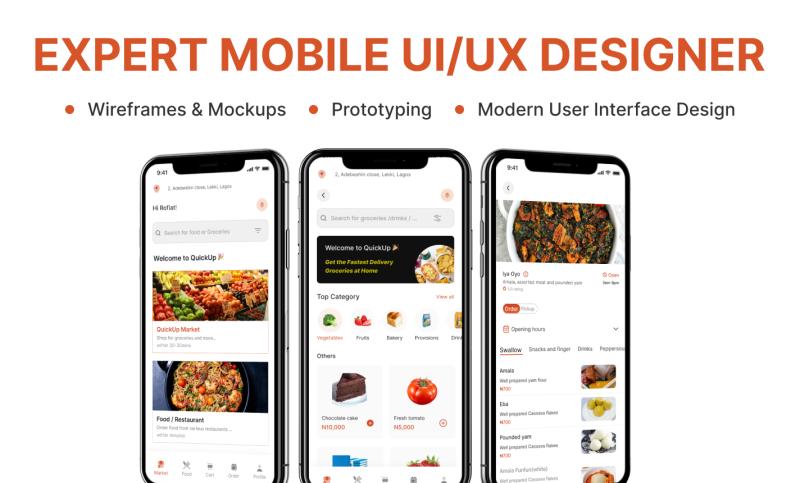 Design Complete Mobile App UI/UX Design in Figma