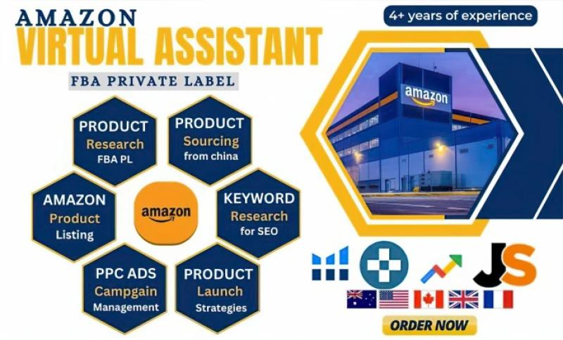 I will be your professional Amazon virtual assistant for FBA PL to grow your business