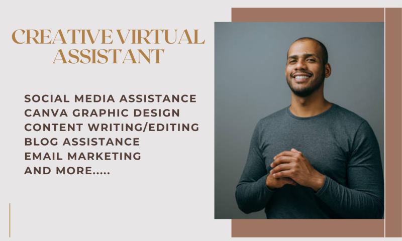 I will be your appointment setter and creative personal virtual assistant
