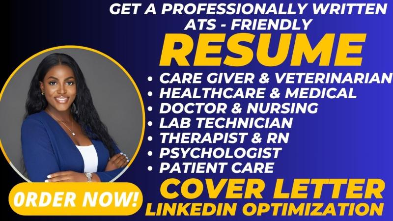 I will do healthcare life insurance, clerk, personal trainer, medical assistant resume