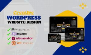 I will design stunning WordPress website using Elementor Pro page builders