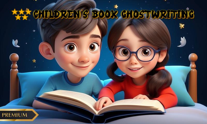 I will ghostwrite or edit moral children book, kids story book writing, story book
