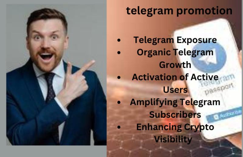 I will enhance your ICO Telegram promotion with genuine Telegram subscribers
