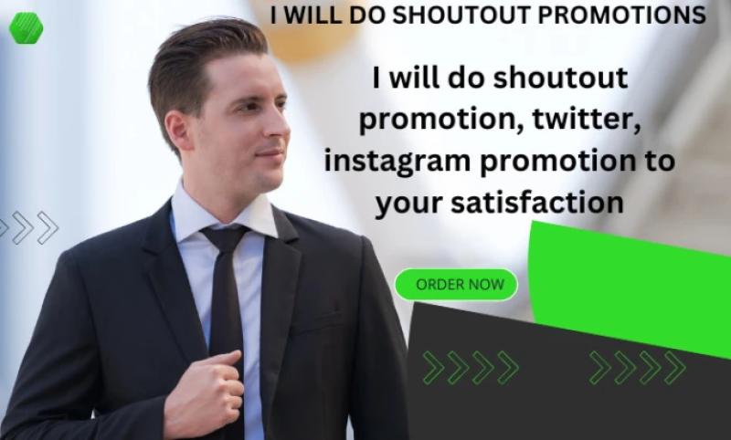 I will shoutout and promote your facebook, instagram group page