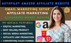 I WILL CREATE AUTOPILOT AMAZON AFFILIATE WEBSITE, BUILD DIGITAL MARKETING SALES FUNNEL