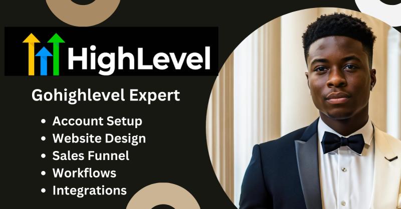 I will design a professional GoHighLevel (Go High Level) landing page