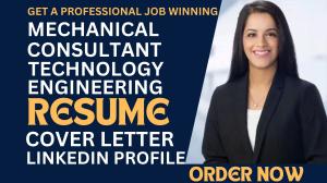 I will write software engineer cv, engineering, tech, construction, architecture resume