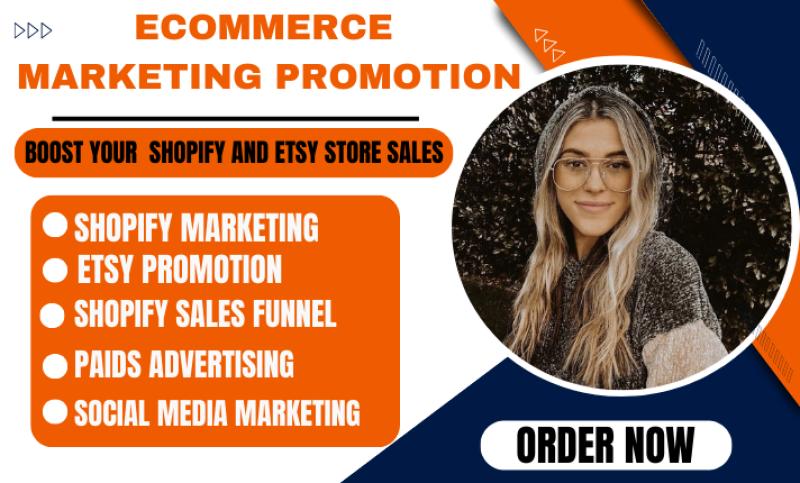 I Will Do Complete Shopify Marketing Sales Funnel Shopify Dropshipping Store Promotion