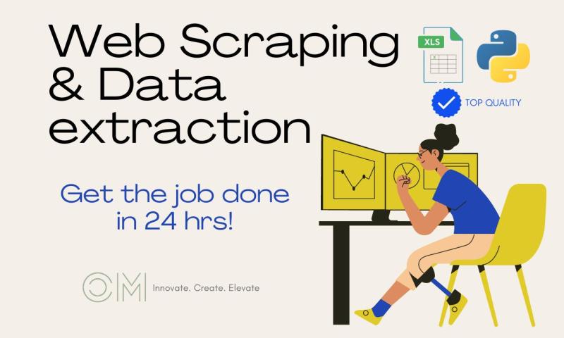 I will do web scraping and data extraction