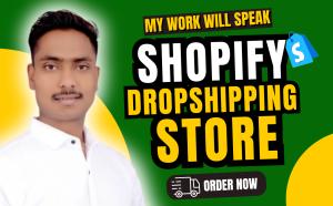 I will do shopify store design shopify dropshipping store shopify website design