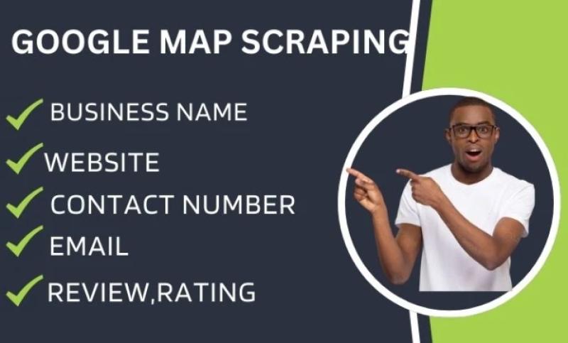 I will provide google map scraping for b2b lead generation and data extraction