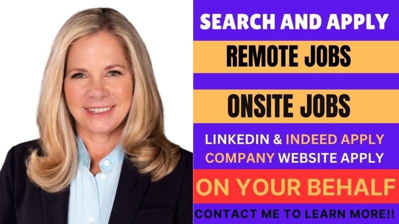 I will search and apply using reverse recruit, job hunting, job application, remote job