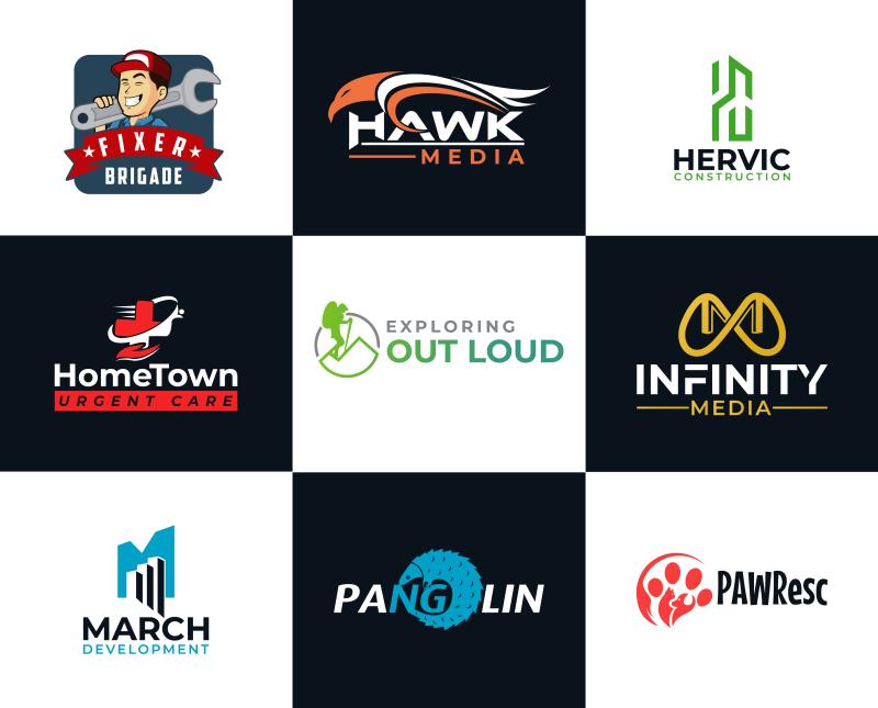 I will design 3 modern minimalistic logo for your business