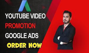 I will do organic YouTube video promotion through Google Ads